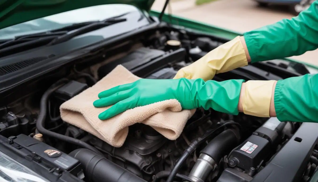 engine bay cleaning service